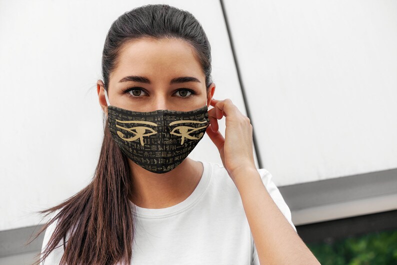 Ancient Egypt Face Mask Ancient Egyptian Eye of Horus on Etsy