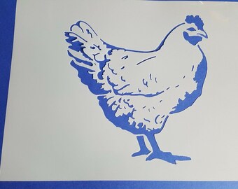 Huhn Schablone Etsy