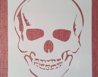 Totenkopf Tattoo Schablone Etsy