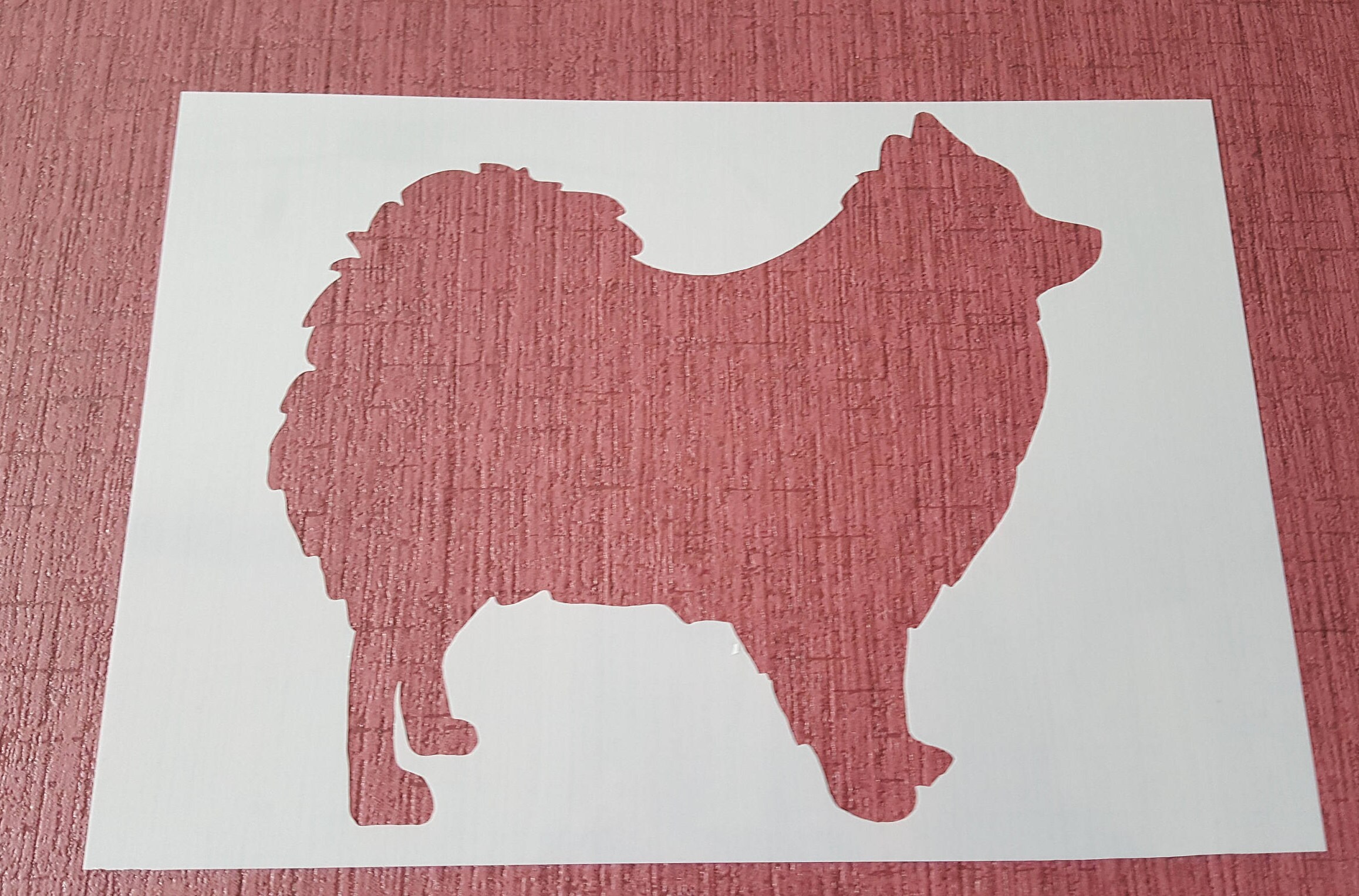 Stencils Dog Wall Decal Stencil Canvas Textile Design Airbrush | Etsy