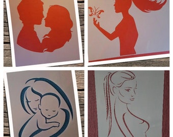 Schablonen Päärchen Liebe Wall Stencils Vintage Bastelschablonen Frau Wandtattoo Vorlage Stencil Decor Airbrush Tattoo Personen Kinder