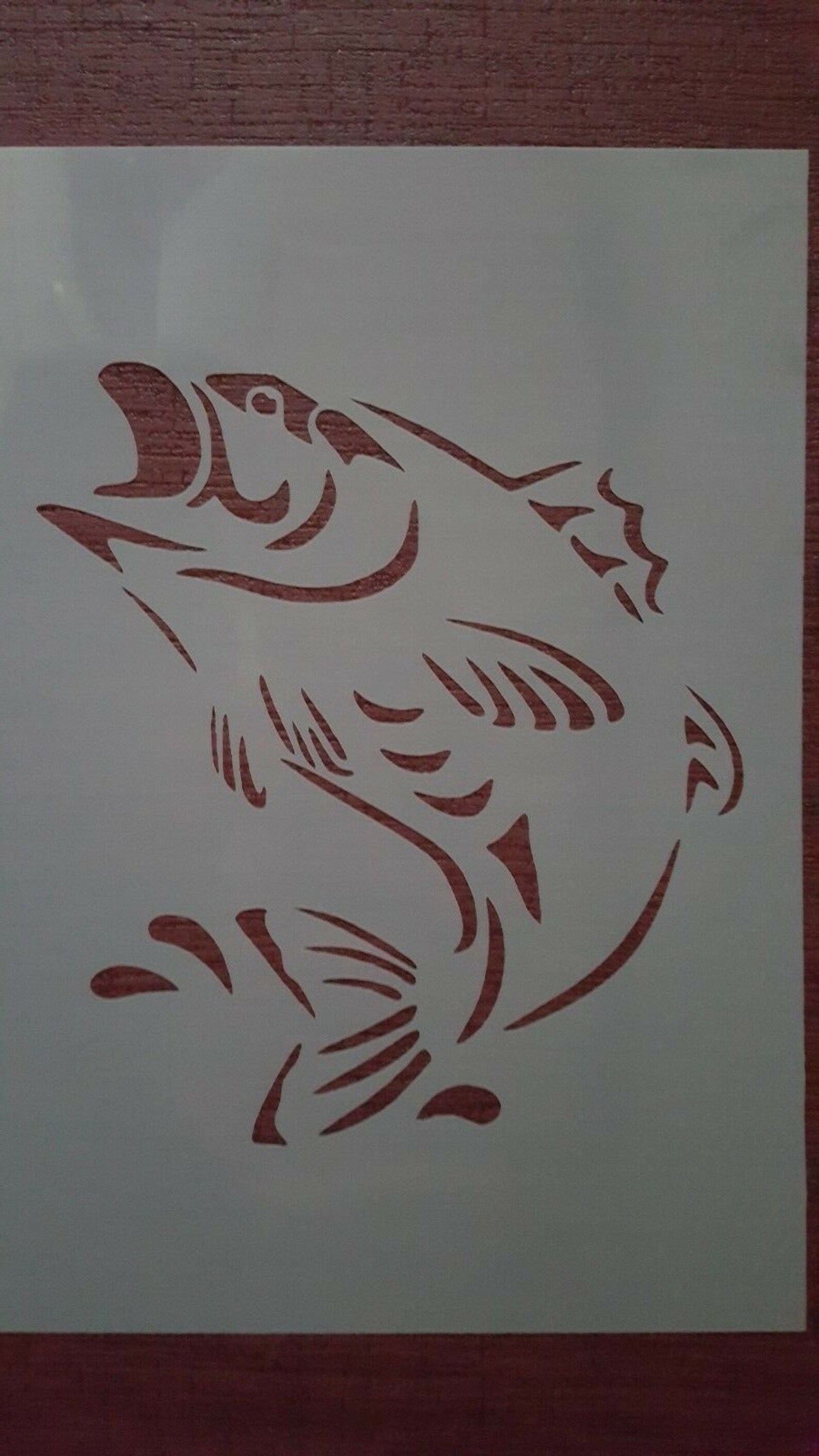 Schablonen Fisch Wall Stencils Vintage Stanzschablonen Shabby | Etsy