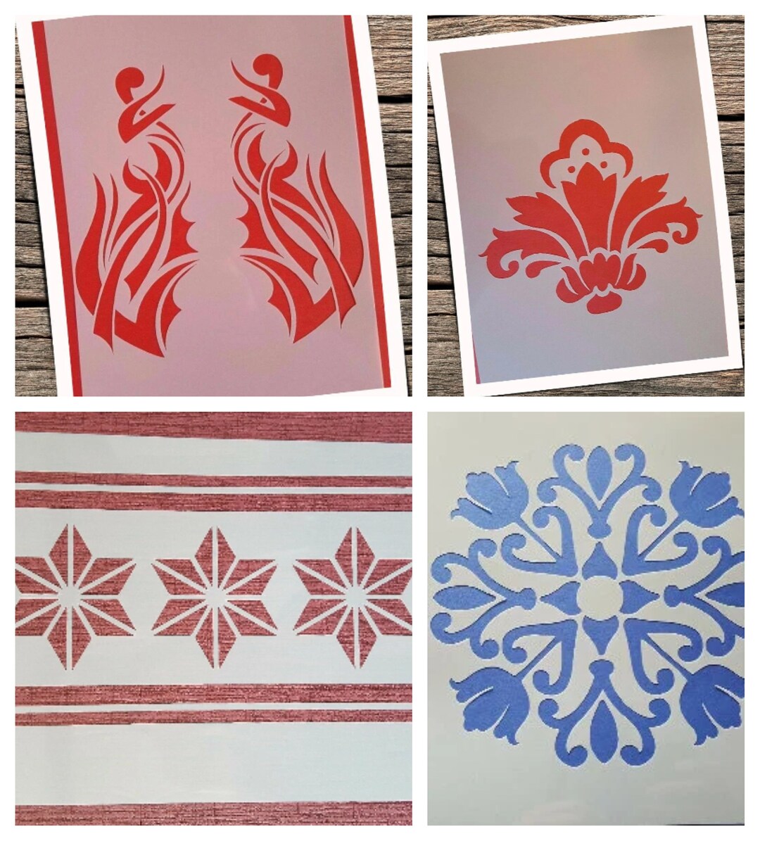 Stencil Wing Wall Decal Stencil Canvas Textile Design Airbrush Etsy