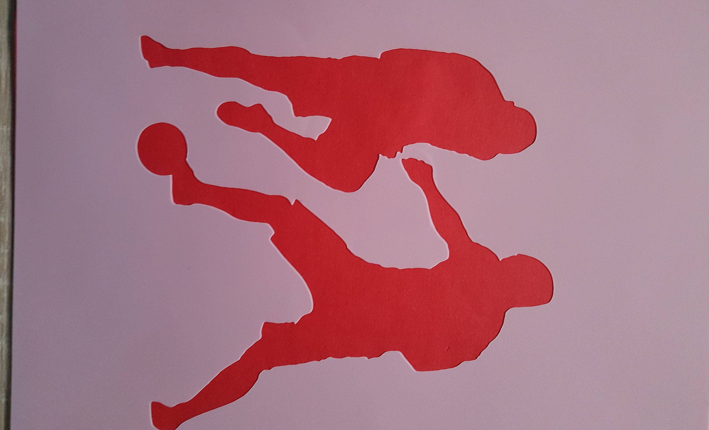 Stencil football Sport Wall decal stencil Canvas textile Etsy