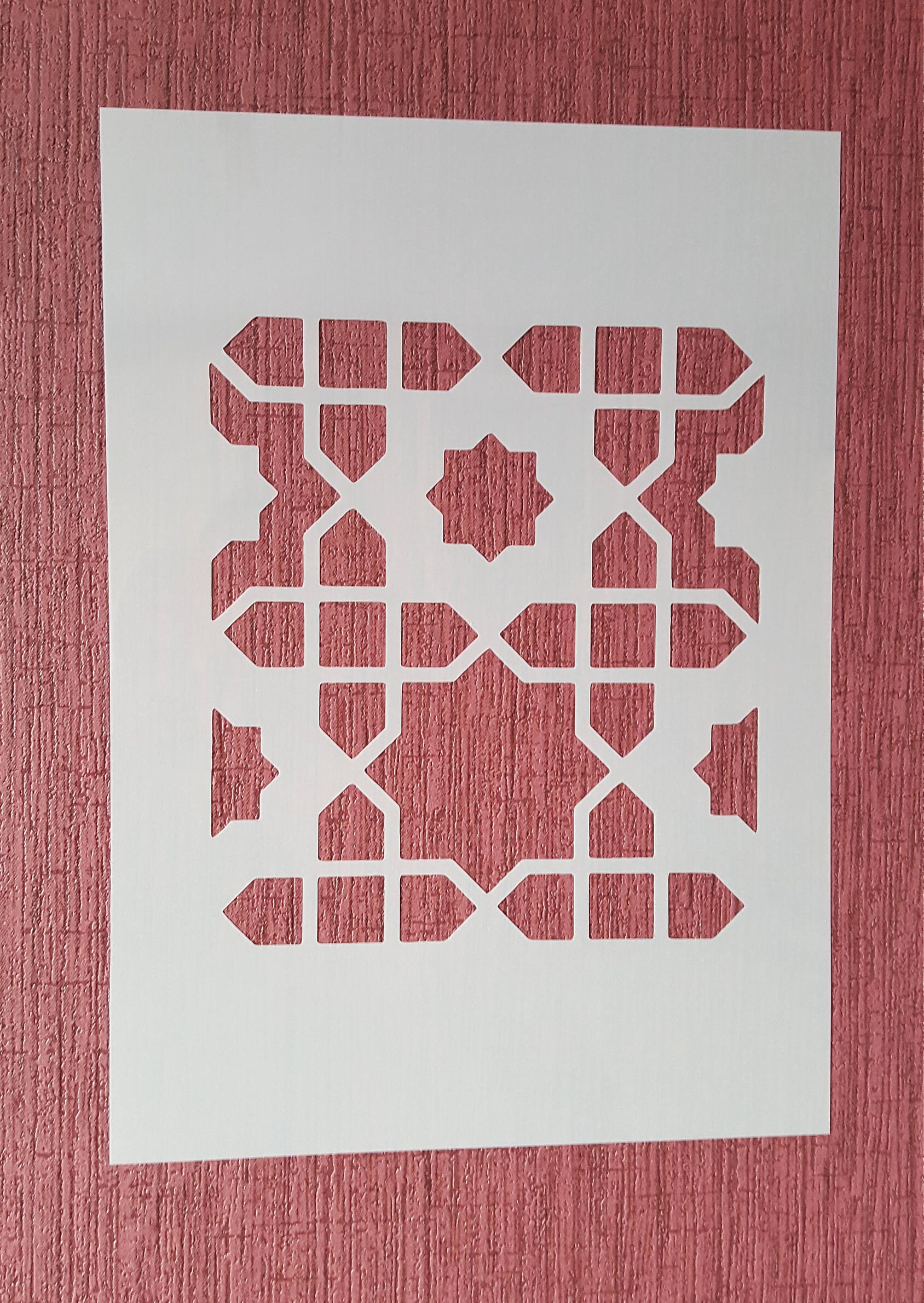 Schablonen Muster Form Wandtattoo Stencil Leinwand | Etsy