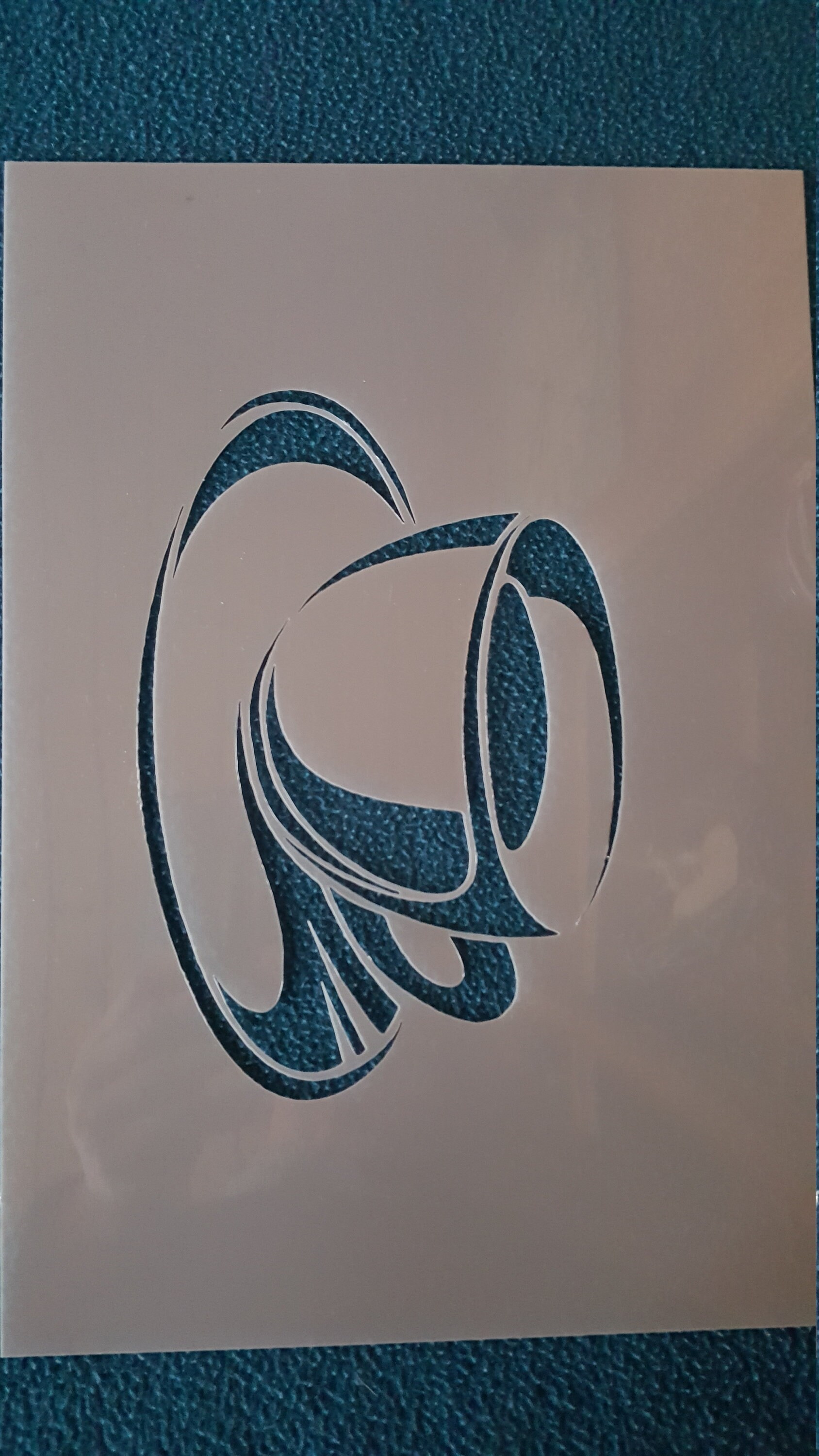 Stencil coffee cup wall stencils vintage stamping stencils Etsy