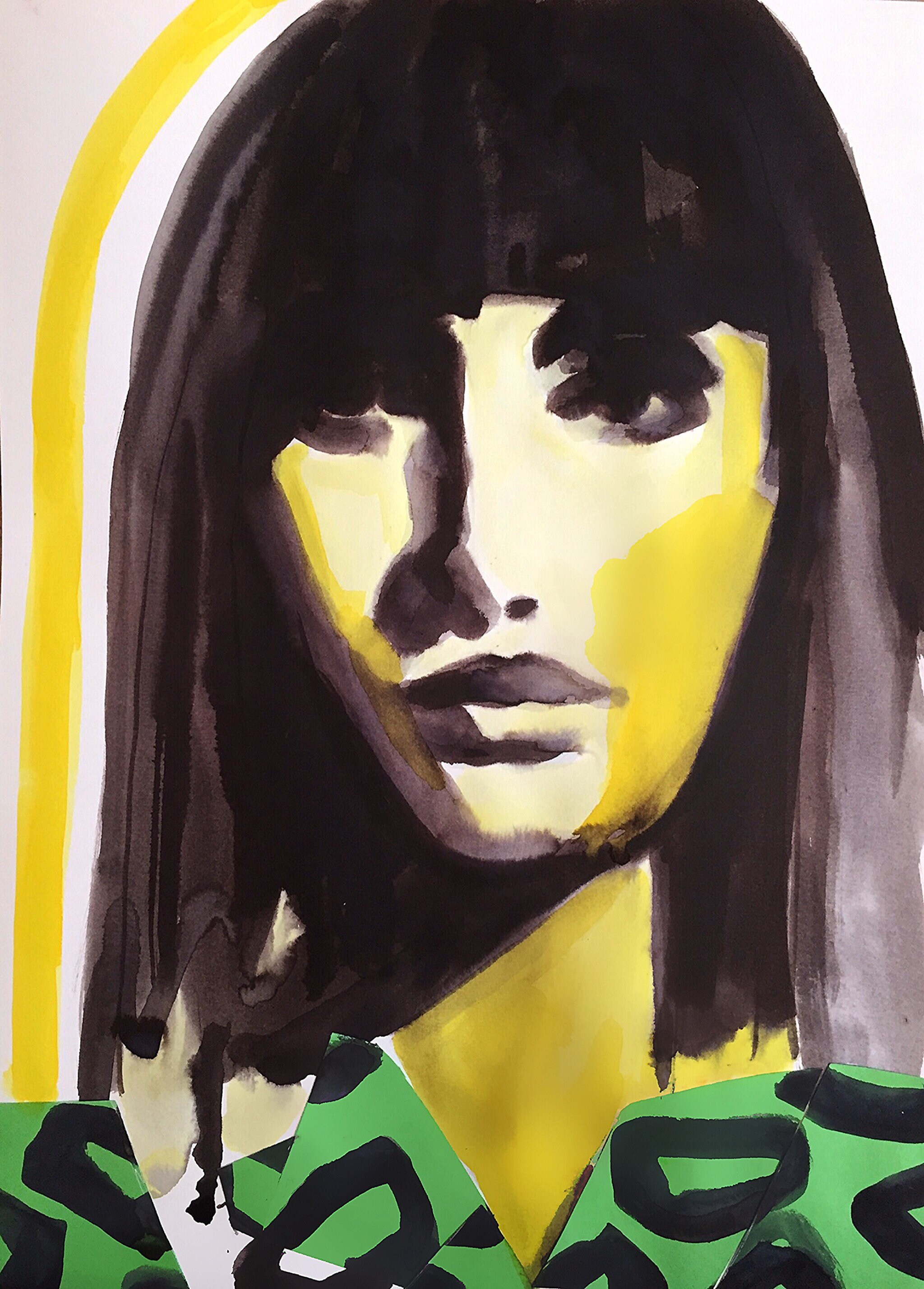 Sixties Glam Art Original Piece Vintage Glamour Etsy