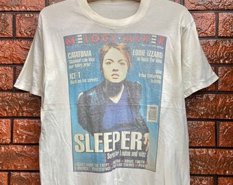 Vintage 90s Melody Maker British Music Magazine "Sleeper" Cover Tee / Shoegaze / MBV / Alternative Music / English Rock Band T Shirt Size S