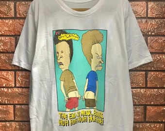 ヴィンテージ 1993 ビーバス アンド バットヘッド Tシャツ ブラック L 