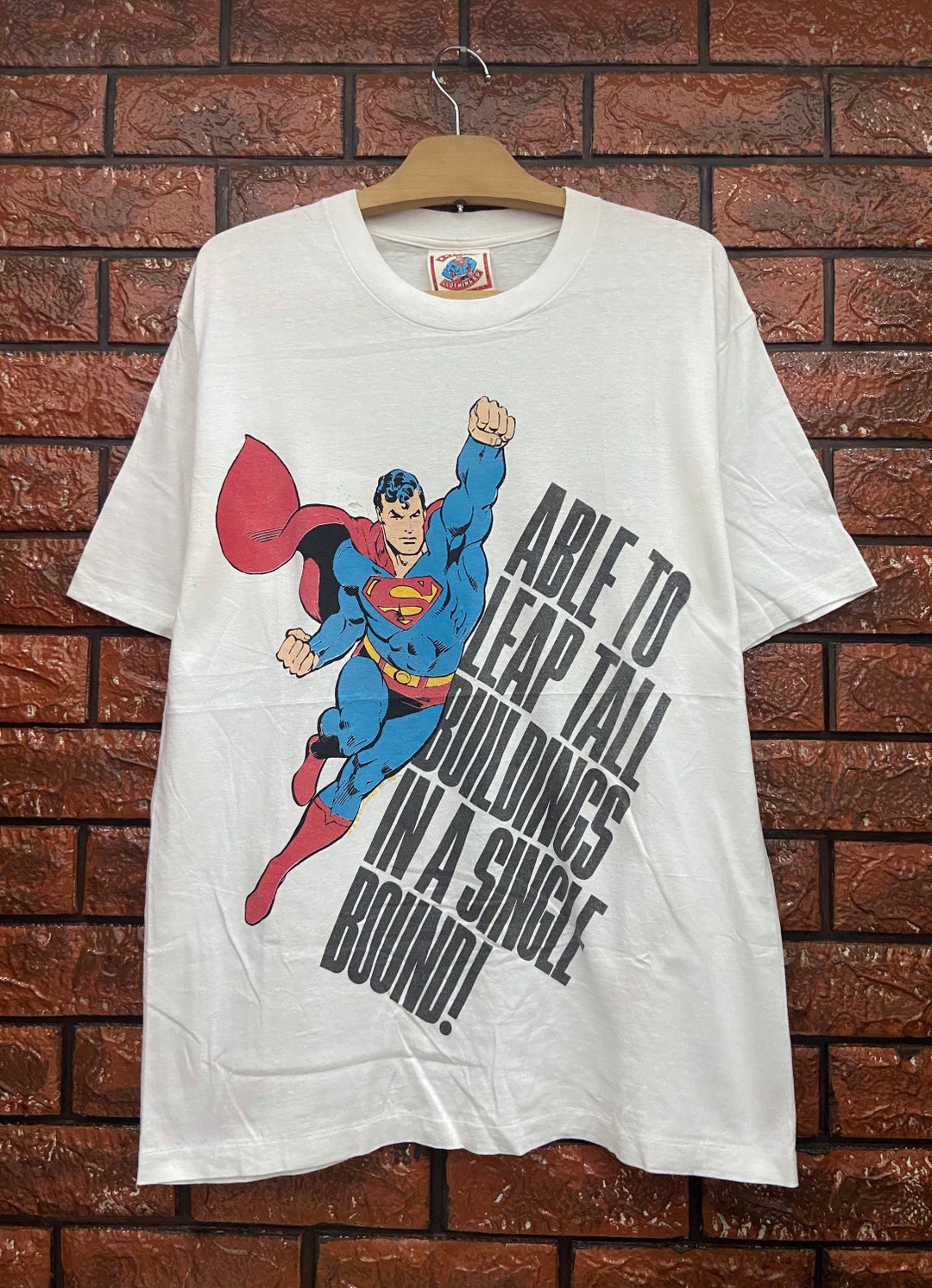 Vintage 80s Superman American Superhero Action Fantasy Pop Art Style T Shirt  / DC Comics / Vintage Hype Cartoon Marvel T Shirt Size L - Etsy