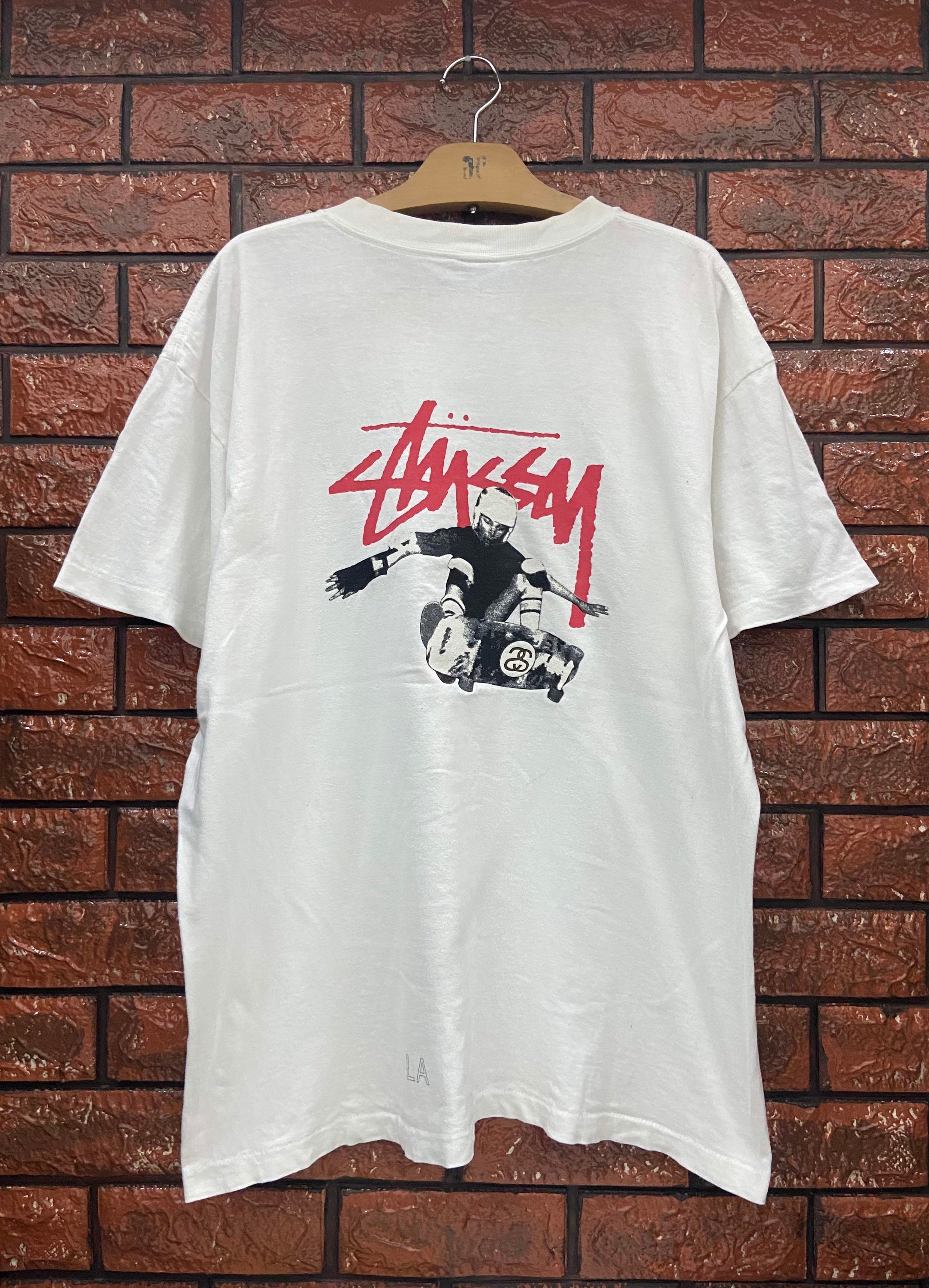 90s OG Stussy la Skater Photoprint T Shirt / Hip Hop 90s / Old 