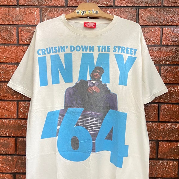 Vintage anni '00 Nwa Eazy E "Cruisin The Street In My 64" Classic Hip Hop T Shirt / Hip Hop anni '90 / Vintage Hip Hop Raptee Taglia XL