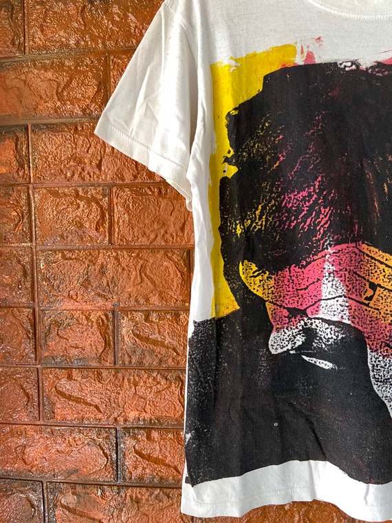 Vintage 90s Joy Division Hand Printed Punk T Shir… - image 3