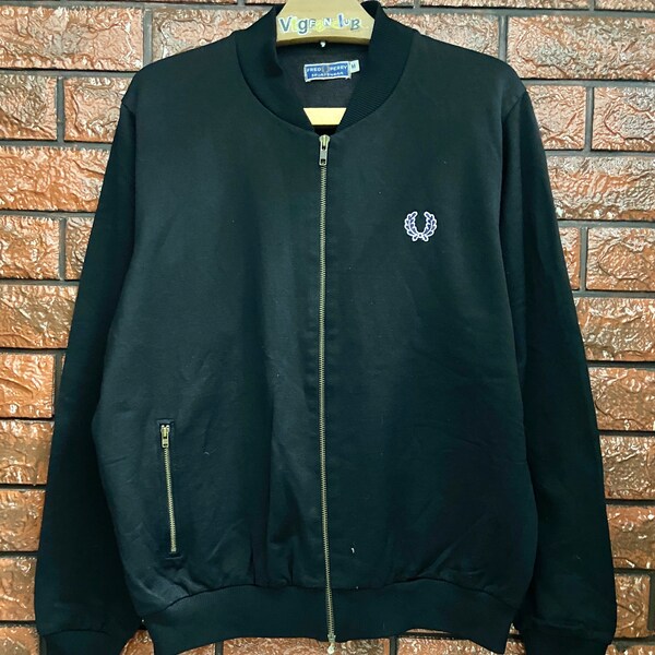 Vintage 90s Fred Perry Light Bomber Jacket / Skinhead / Mods / Britpop / Vintage Jacket Fashion Size M/L