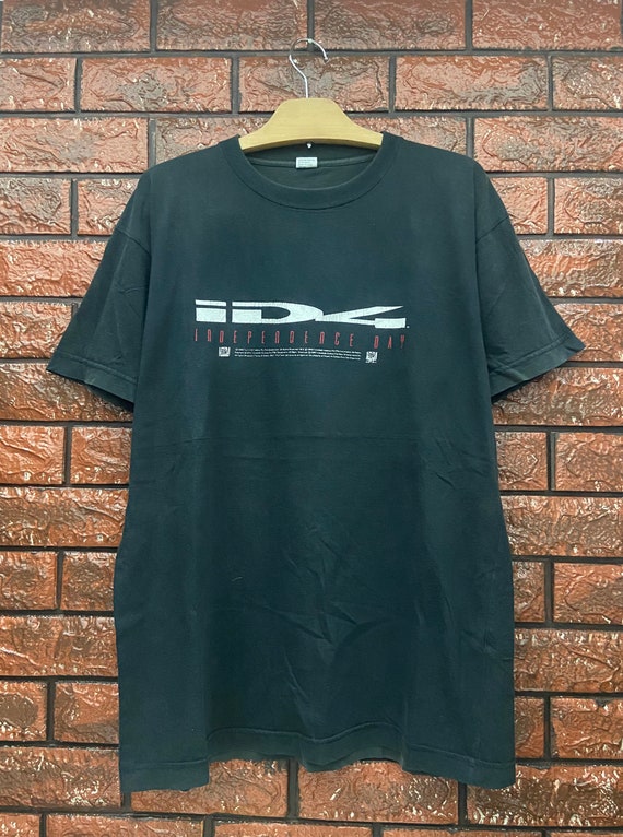 Vintage 90s Independence Day 1996 Sci Fi the Movie Promo T Shirt 