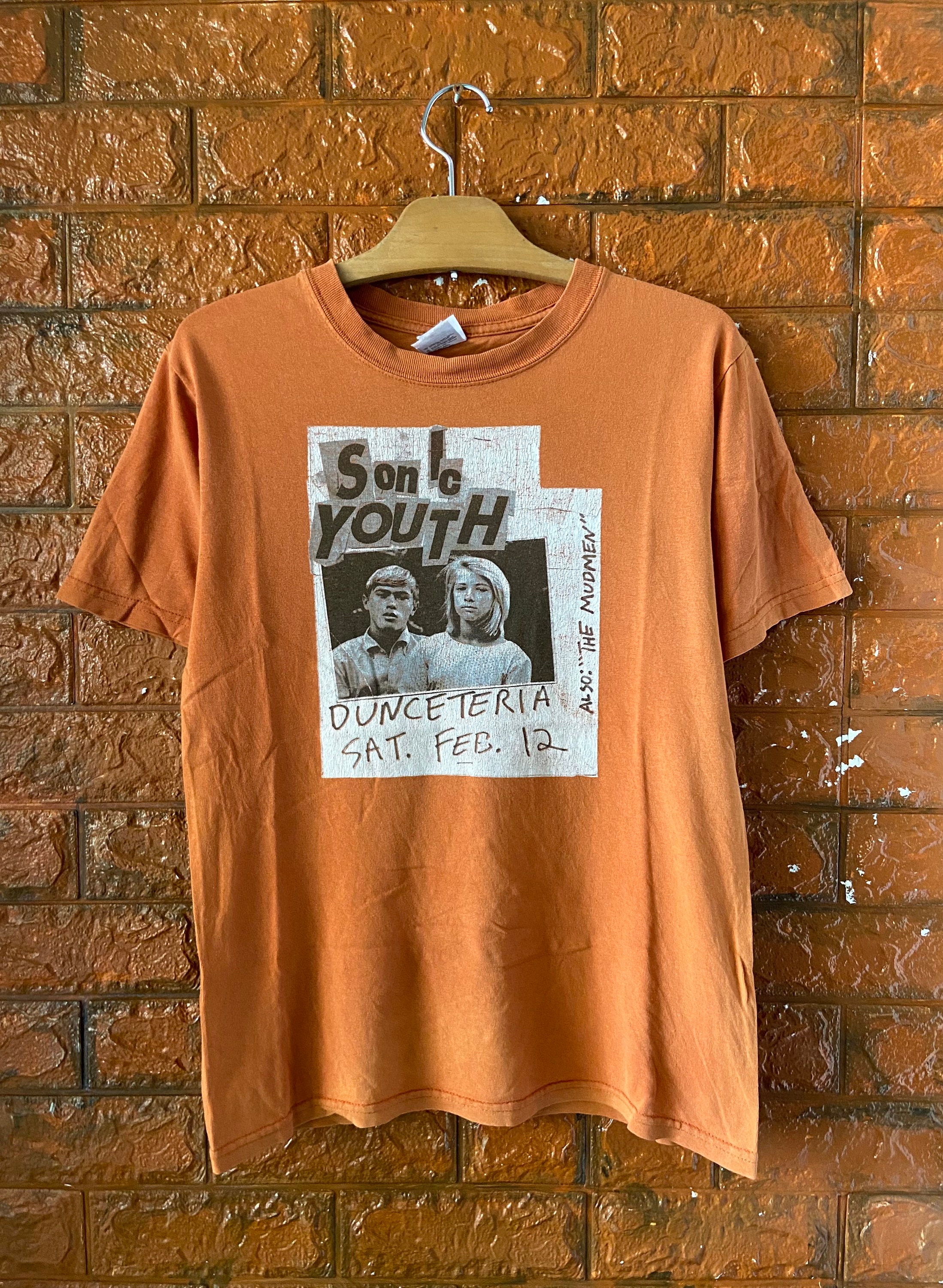Vintage 00s Sonic Youth & the Mudmen Dunceteria Promo T Shirt 