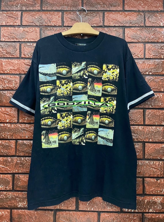 Vintage 90s Godzilla the Movie 1998 Sci Fi Action Film T Shirt 