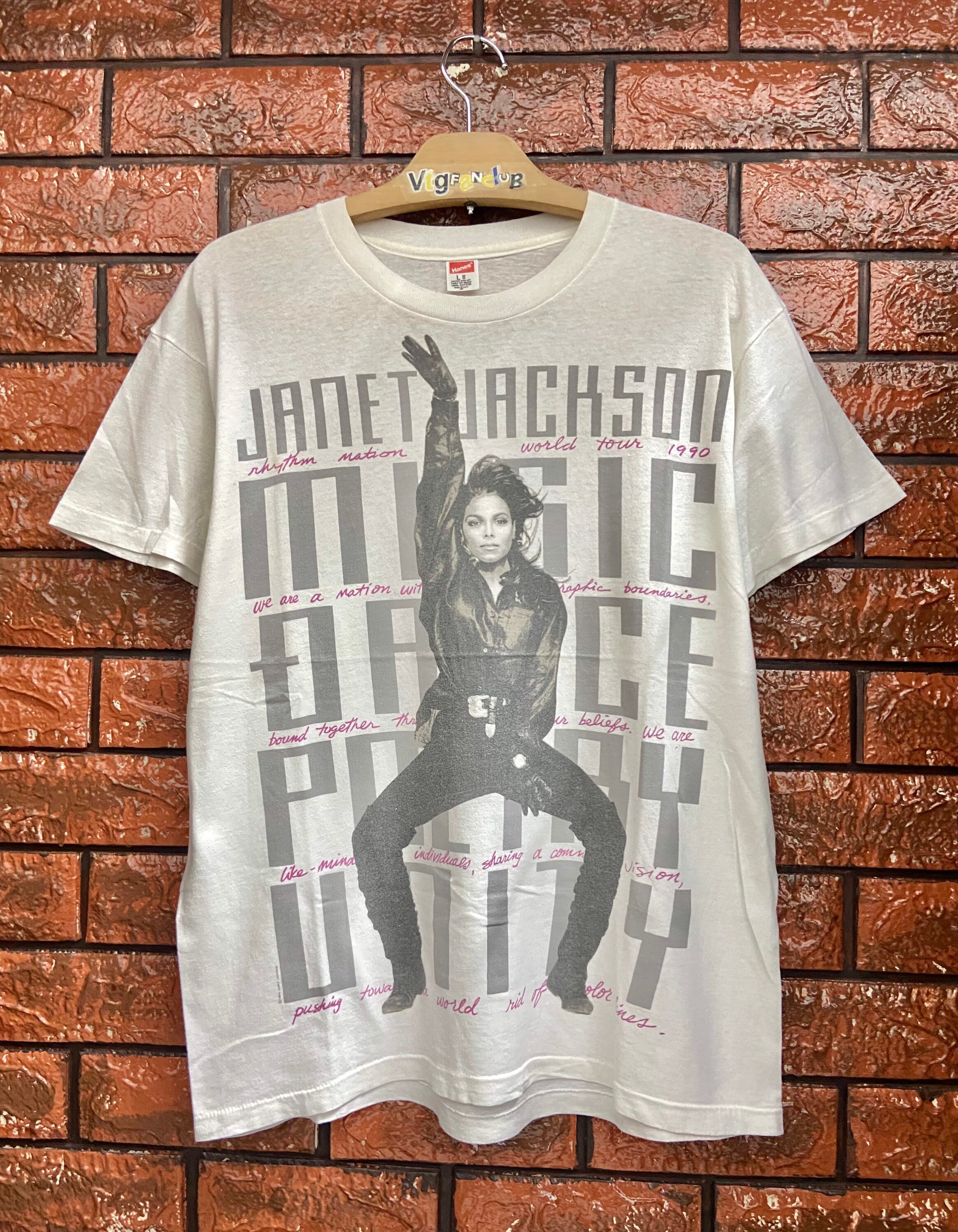 Vintage 90s Janet Jackson rhythm Nation 1990 World - Etsy