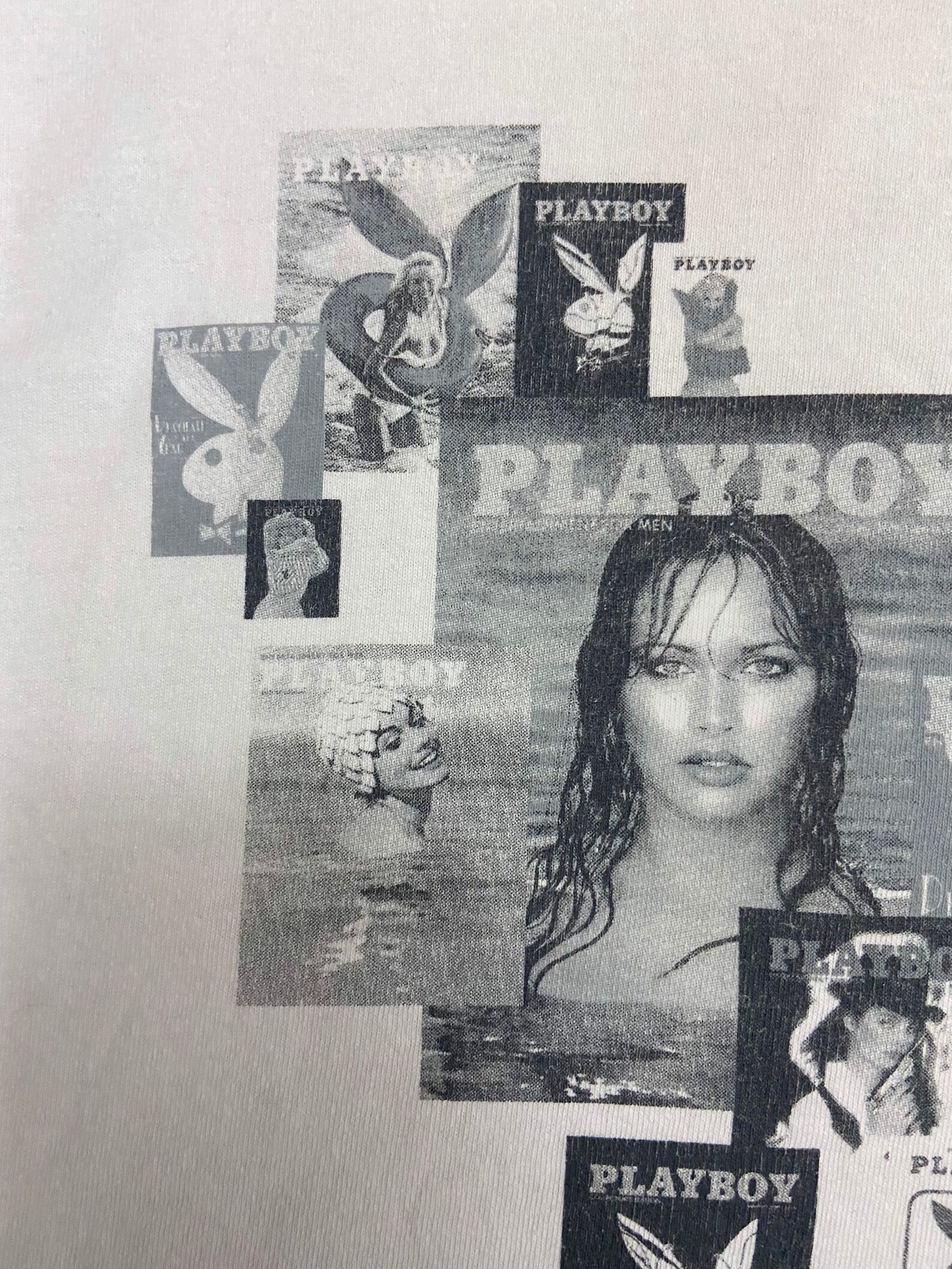 playboy cover collage camp shirt