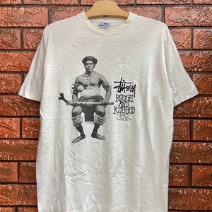 Vintage 90s Stussy Monogram T-Shirt., Men's Fashion, Tops & Sets, Tshirts &  Polo Shirts on Carousell