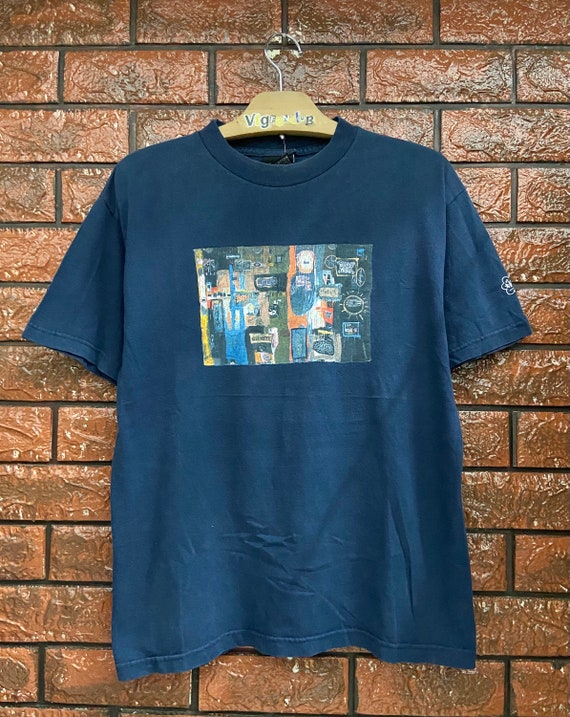 Vintage 90s Eric Haze American Street Artist New York Graffiti Art T Shirt / 90s Skate / 90s Streetwear Fashion T Shirt Made In Usa Size M