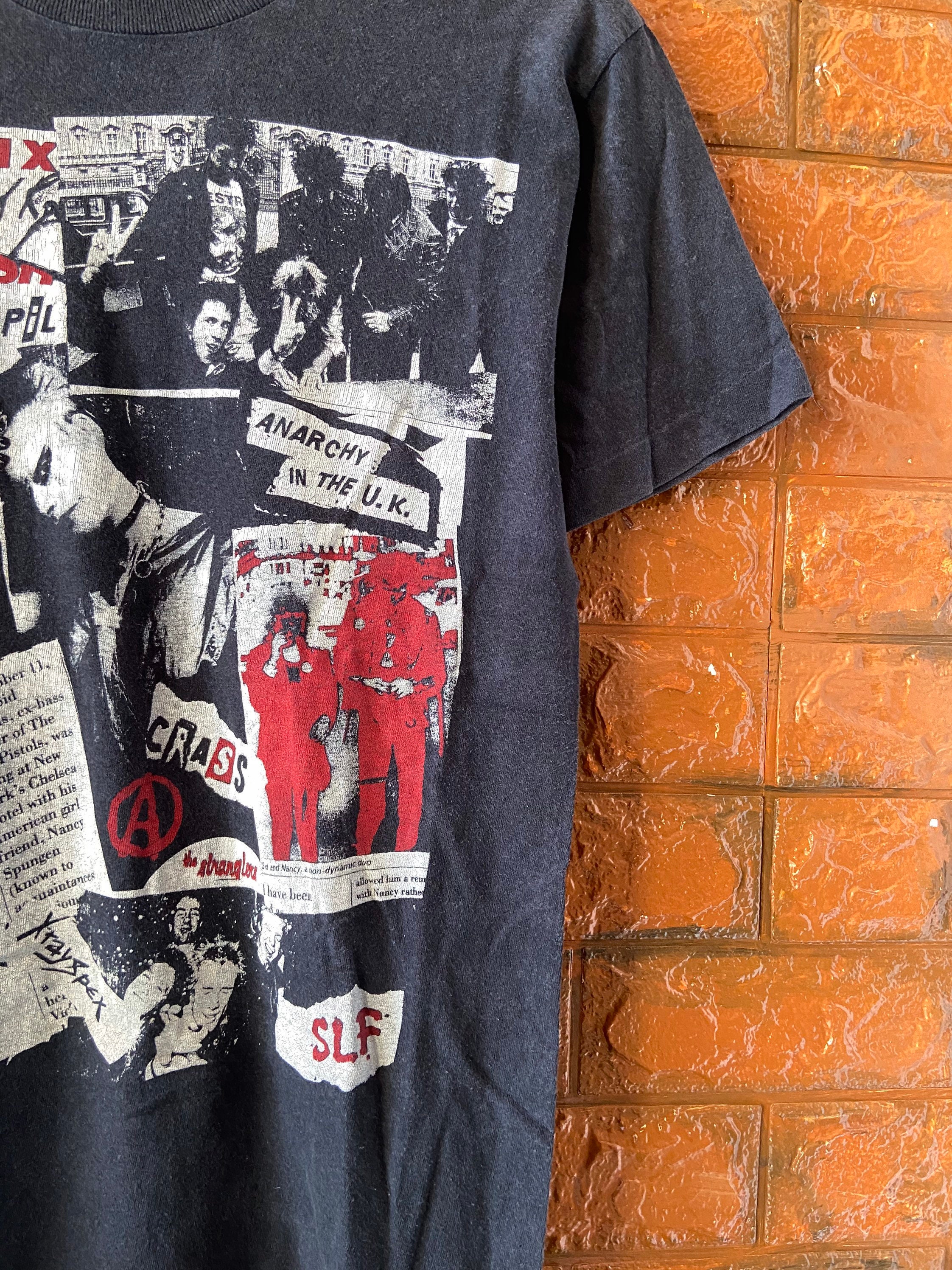 Vintage 80s Punk Flyers Promo T Shirt / Killing Joke / The Clash ...