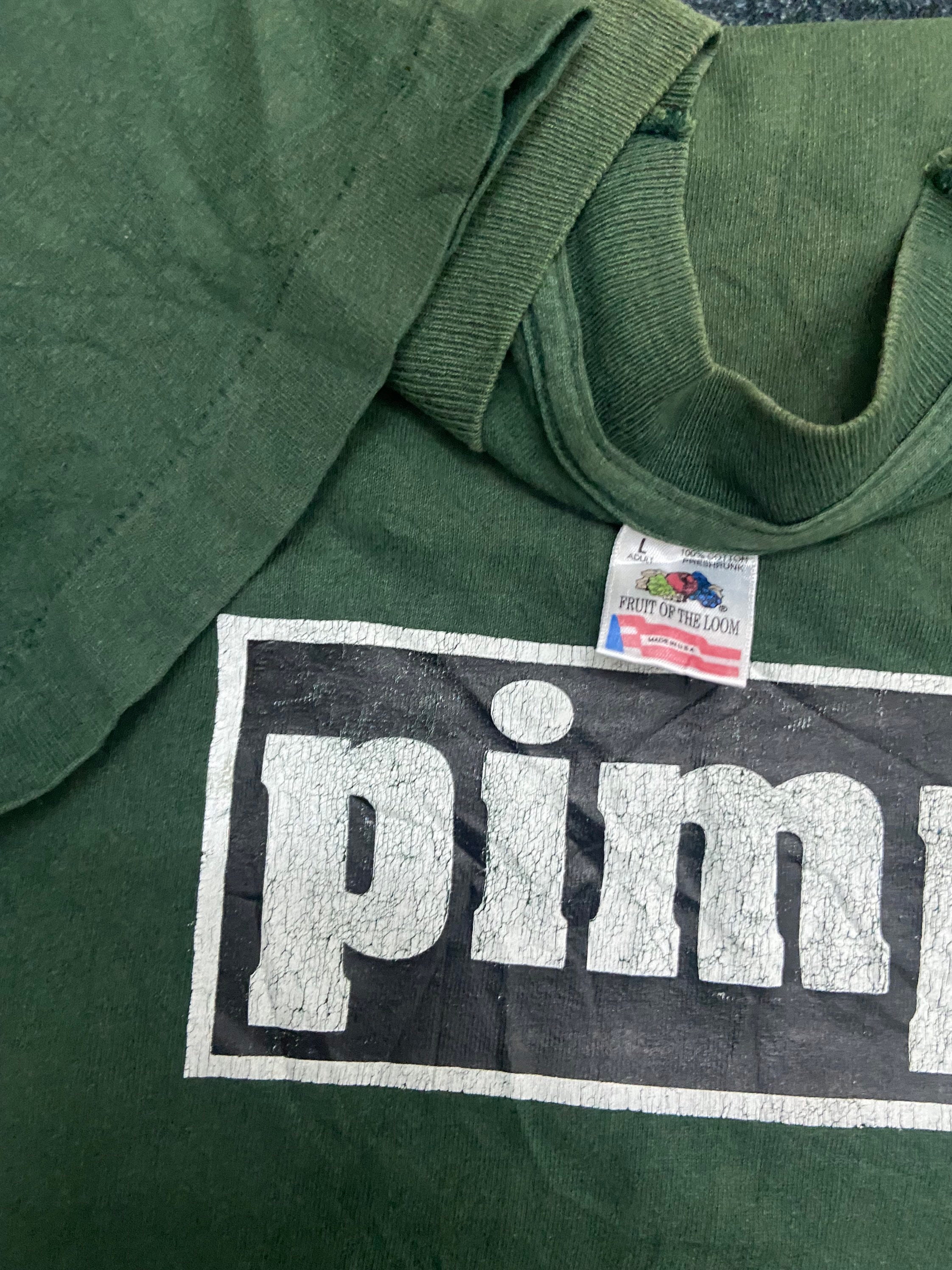 Vintage 90s Pimp Clothing Streetwear Hip Hop Box Logo T