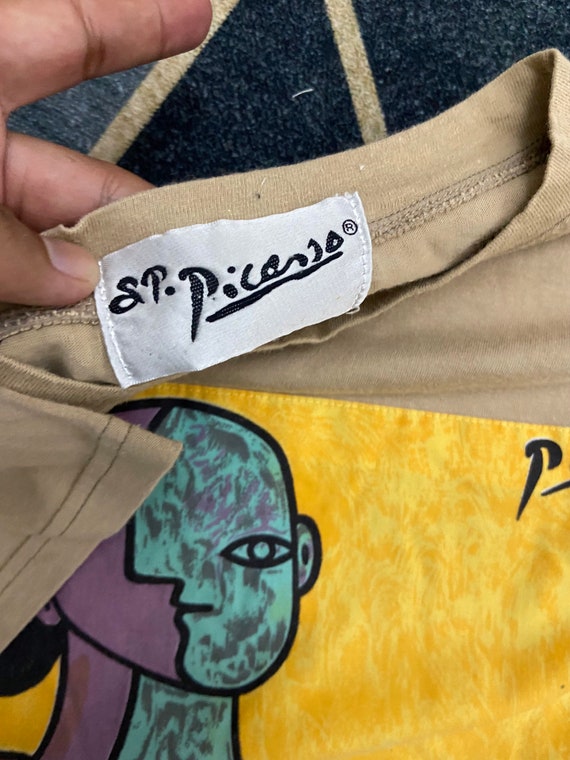 Vintage 90s Pablo Picasso Art T Shirt Multicolor / Vincent Vintage 90s Pablo Picasso Art T Shirt Multicolor / Vincent