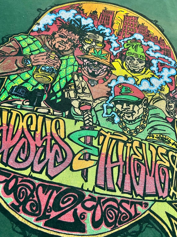 Vintage 90s Rare Gat Gypsys & Thieves Classics Streetwear 