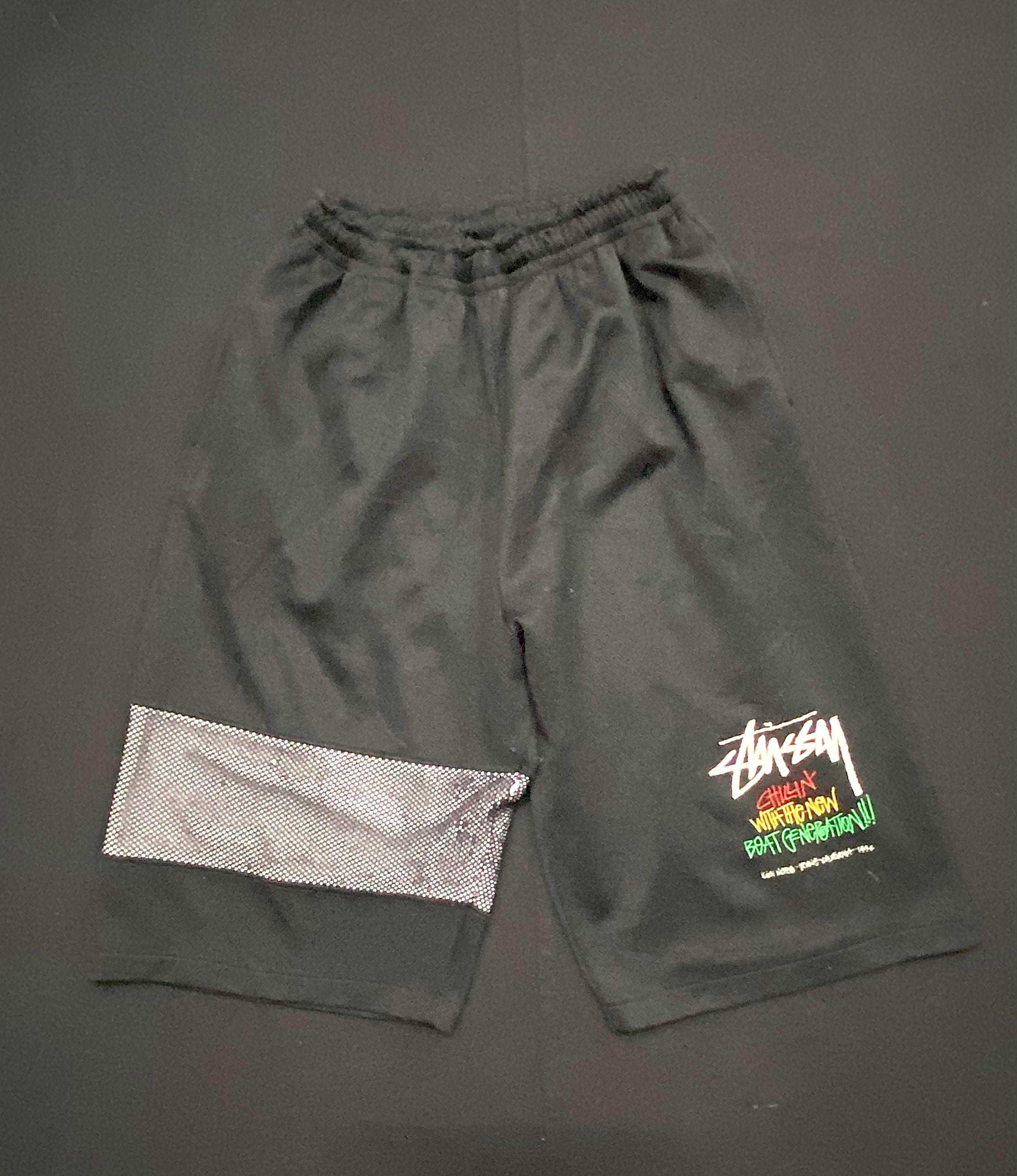 90s OLD STUSSY SURF SHORTS MADE IN USA-
