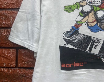 Vintage 90s Zorlac Skateboard Pushead Art Graphic Skateboard Vintage 90s Zorlac Skateboard Pushead Art Graphic Skateboard