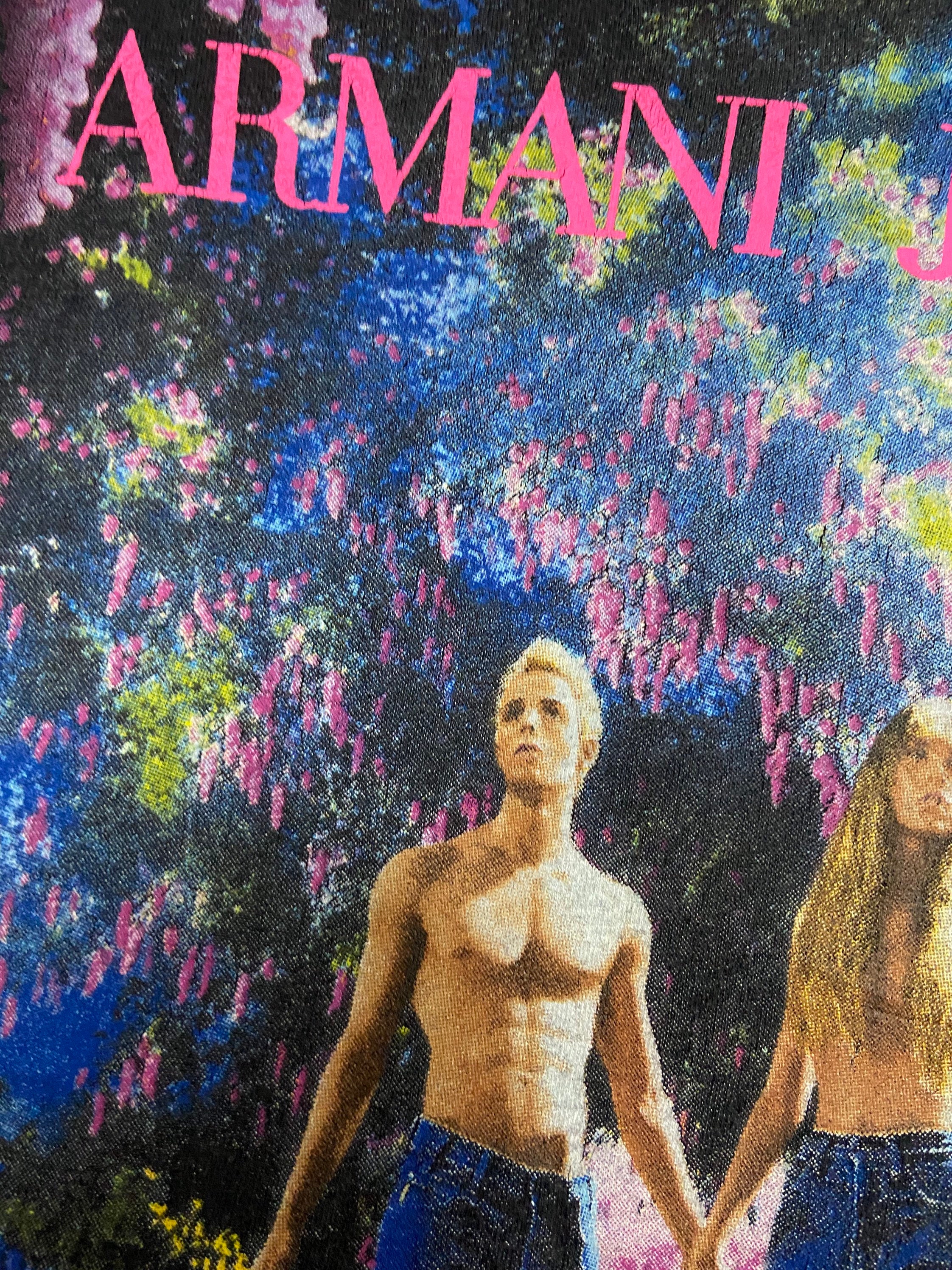 Vintage 90s Armani Jean Bruce Weber Photography Art T Shirt Vintage 90s Armani Jean Bruce Weber Photography Art T Shirt