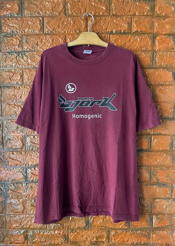 Vintage 90s Björk "Homogenic" 1997 Album Promo T S
