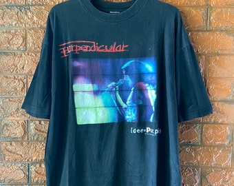 Vintage 90s Deep Purple “Purpendicular" 1996 Tour Promo T Shirt / Art Rock / King Crimson / Alternative Psychedelic Rock T Shirt Size L