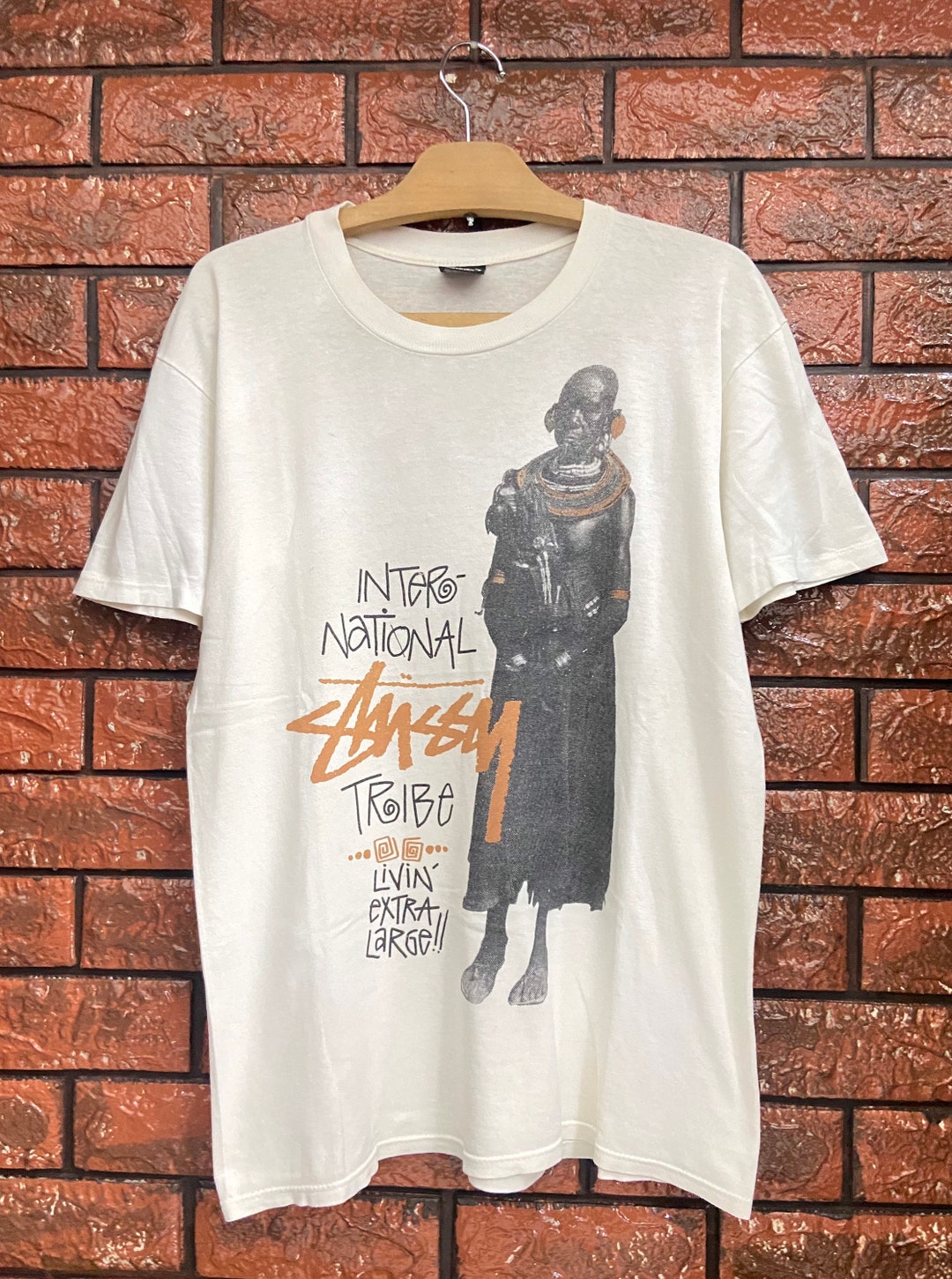 80s OG Stussy Photoprint International Stussy Tribe Era T 80s OG Stussy Photoprint International Stussy Tribe Era T