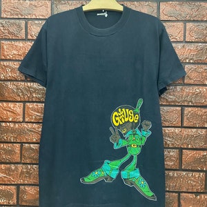 Vintage 90s Gouge Streetwear "Afro Man" Graphic T Shirt / Pervert / Drawls / 90s Streetwear T Shirt Made In Usa Size L