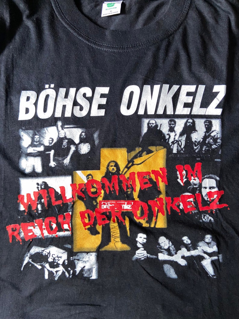 Onkelz T Shirt Böse Menschen Böse Lieder Vintage 90s Bohse Onkelz Band T Shirt / Metal Music / | Etsy