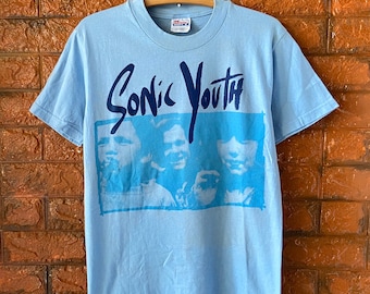 Vintage 90s Sonic Youth “Self Obsessed and Sexxe” 1994 Promo T Shirt/ Smashing Pumpkins / Alternative Music T Shirt Made In Usa Size S