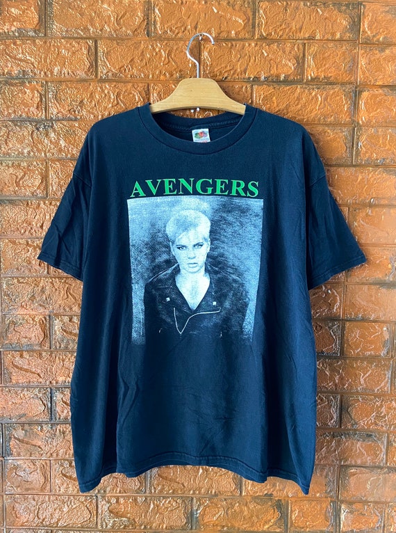 Vintage 00s The Avengers 1977 American Punk Band T