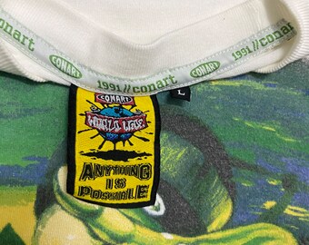 Vintage 90s Conart 1991 Hip Hop Streetwear Brand Rap T Shirt