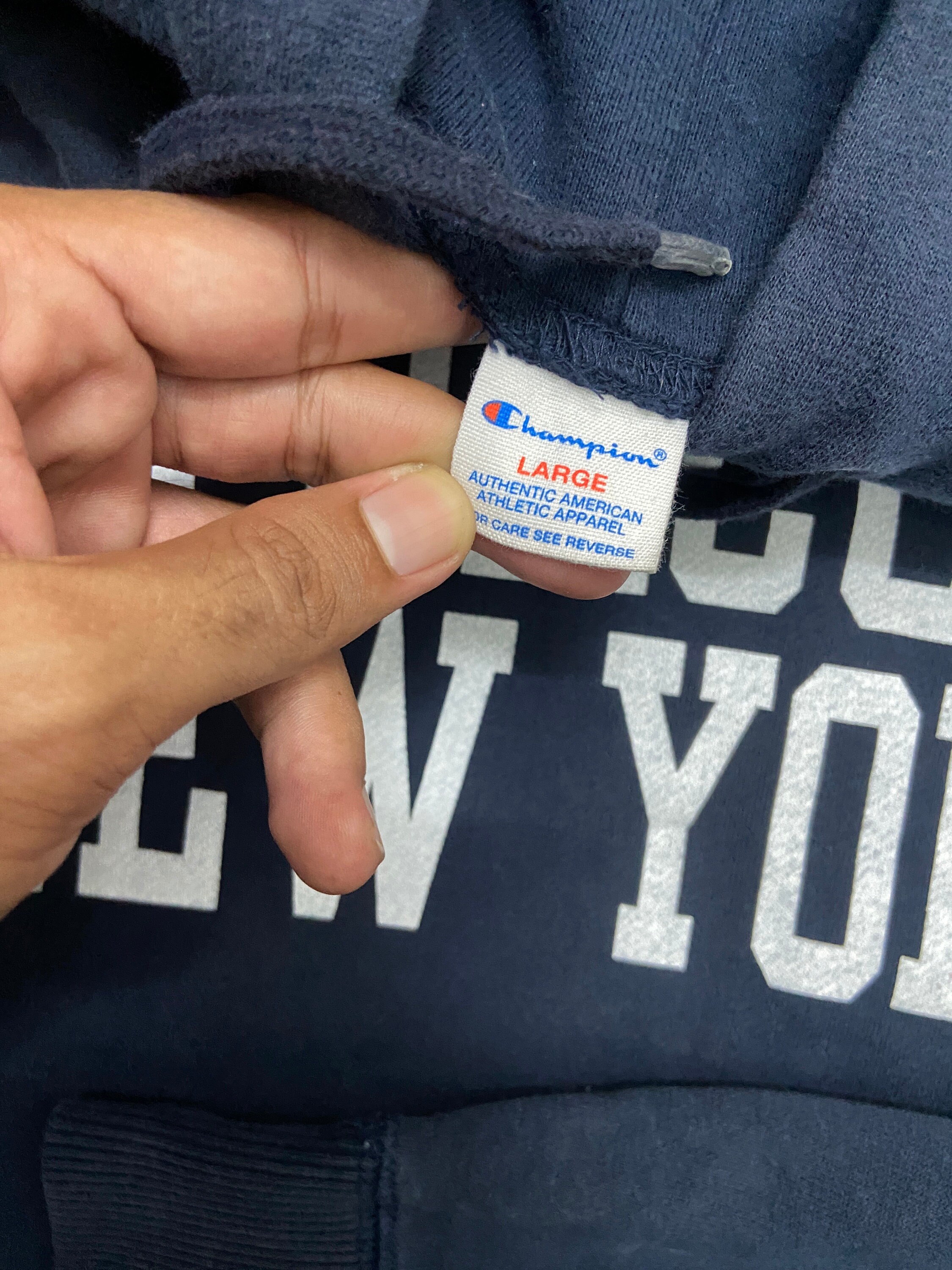 Vintage Champion Reverse Weave syracuse New York Logo Hoodie / Ivy 