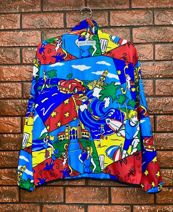 Vintage 80s Frank Shorter Running Gear Peter Max … - image 2