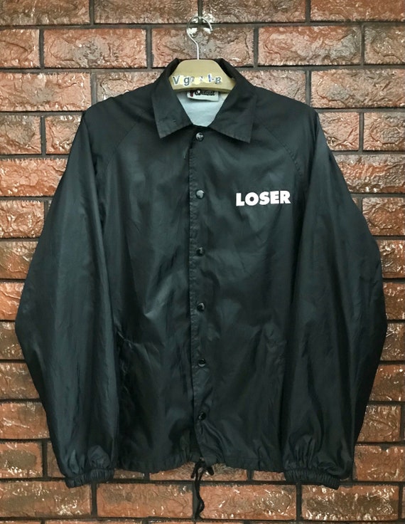 Vintage 90s Rare Original loser Sub Pop 1992 Grunge Music Record Coach Jacket / Grunge Rock 90s / Alternative Music Size M - Etsy Vintage 90s Rare Original loser Sub Pop 1992 Grunge Music Record Coach Jacket / Grunge Rock 90s / Alternative Music Size M - Etsy