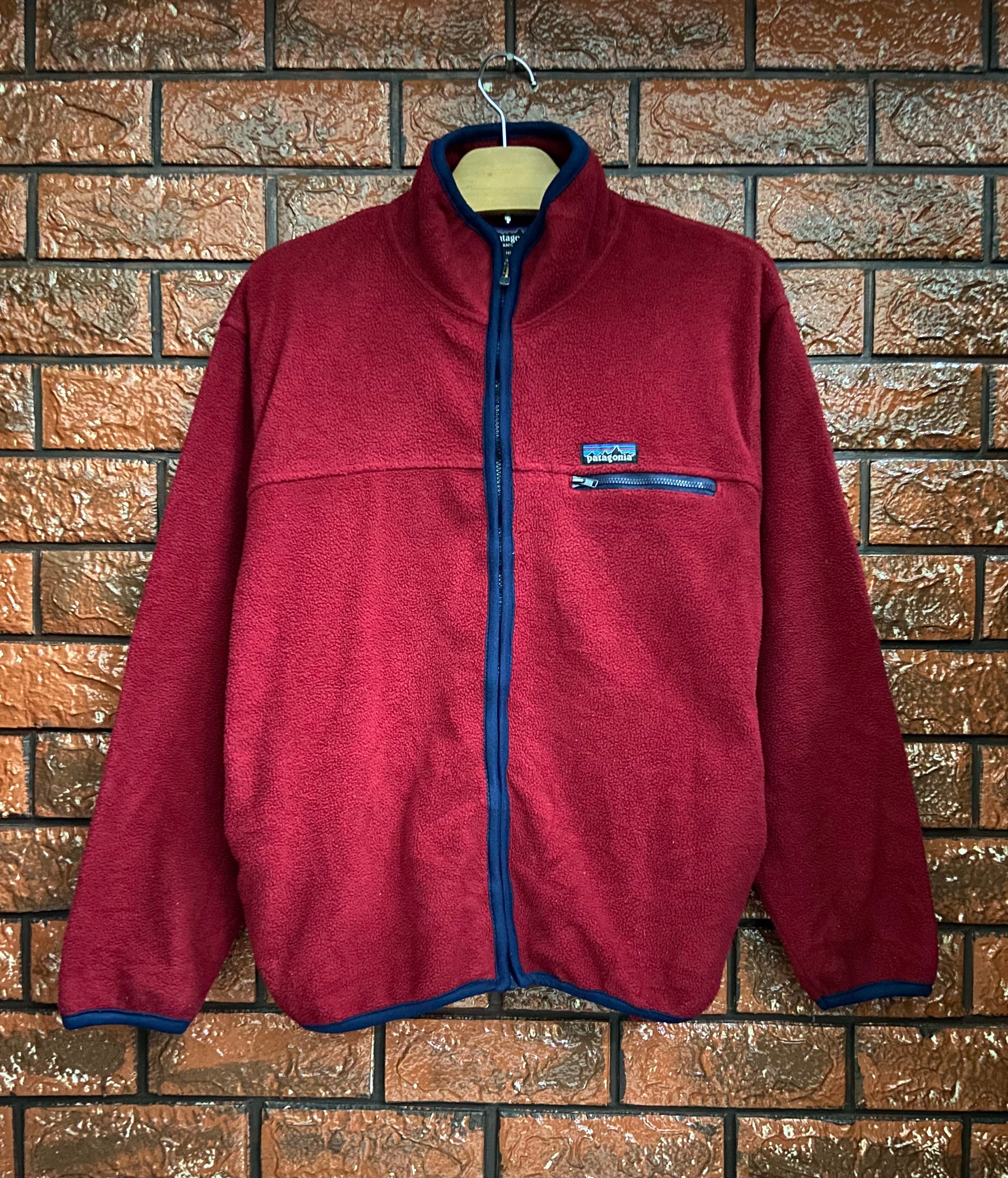 sav ornament hybrid Vintage Patagonia Zip up Fleece Jacket / Outdoor Style / - Etsy