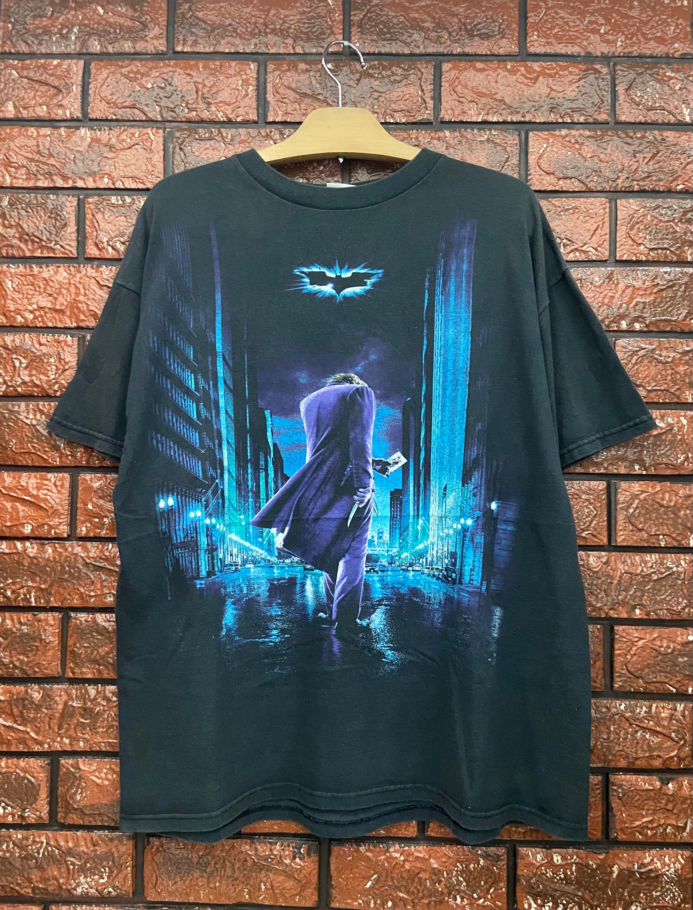 レオパードフラワーブラック THE DARK KNIGHT JOKER TEE SIZE XL