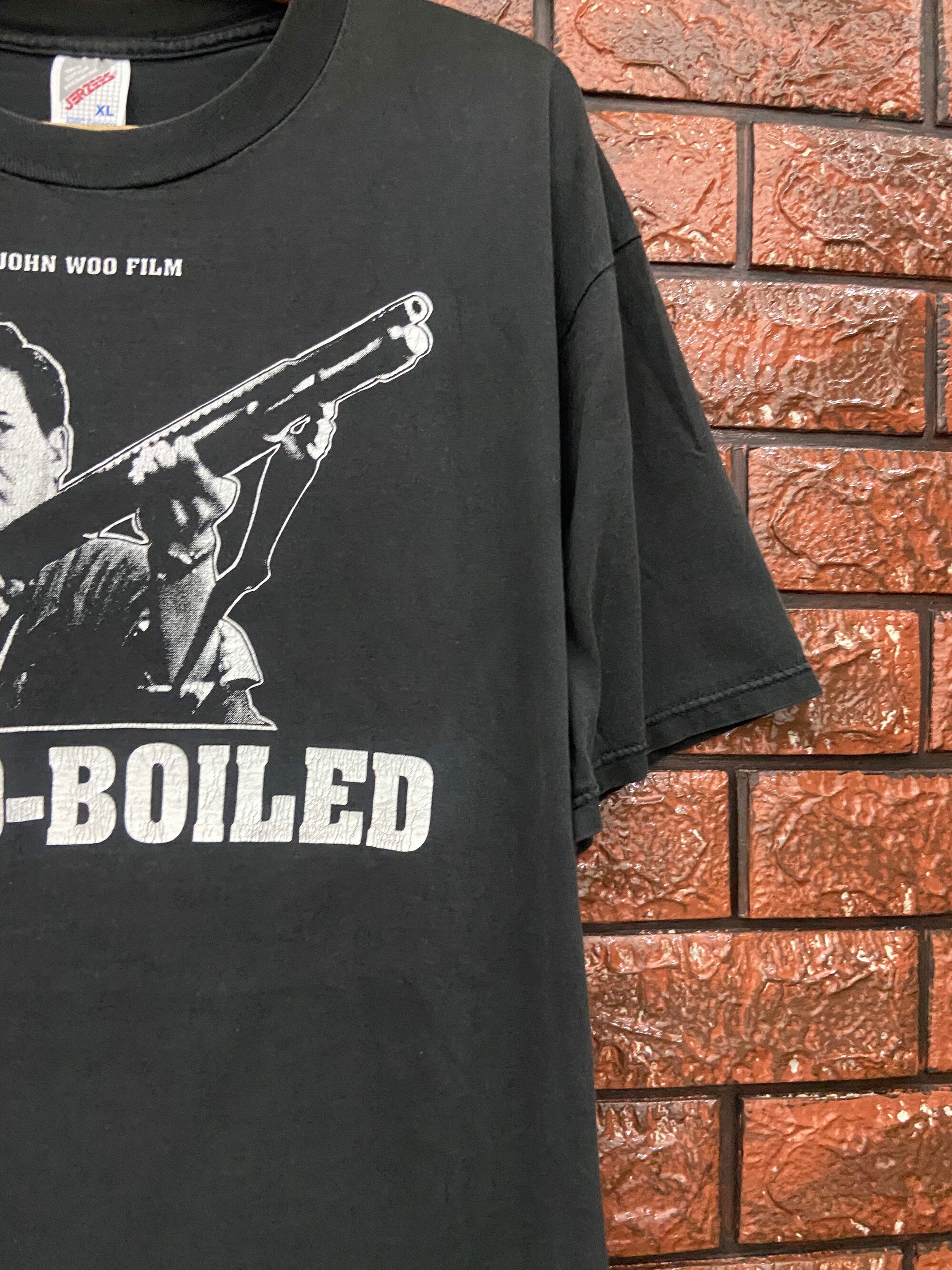 Vintage 90s Hard Boiled 1992 Action Crime Thriller Hong Kong Movie By John Woo T Shirt /Movie T Shirt