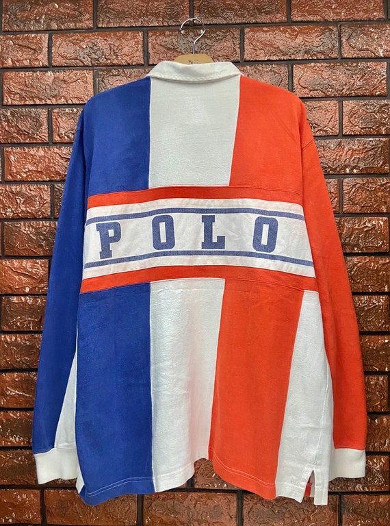 Vintage 90s Polo Ralph Lauren Colourblock Spell Out Logo Hip - Etsy
