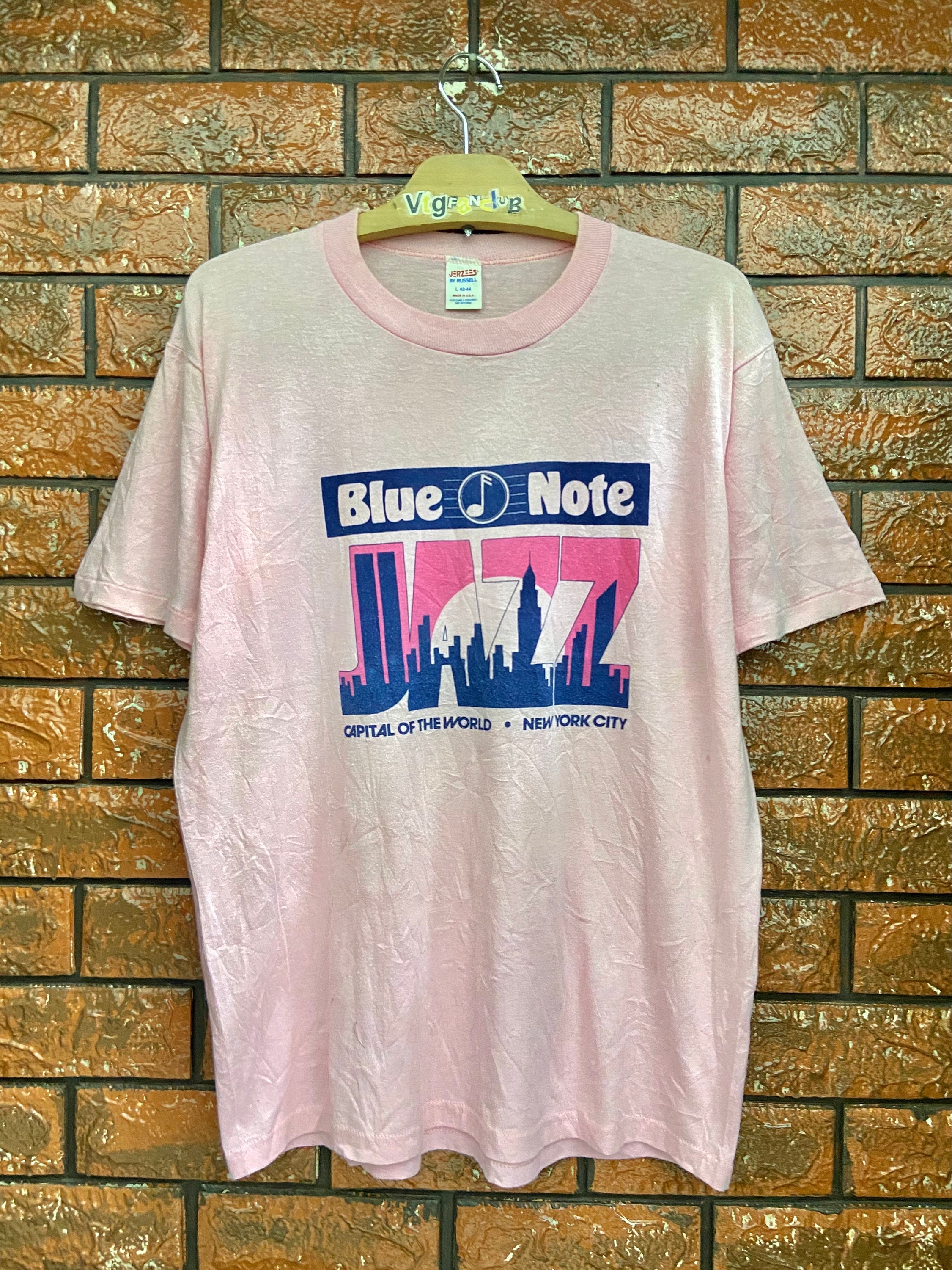 Vintage 80s Blue Note New York Jazz Club T Shirt / James Brown 