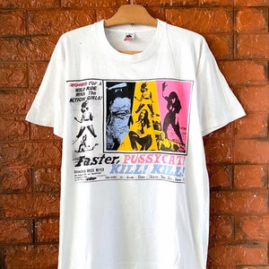 FASTER PUSSYCAT 80s～ Tシャツ M バンT フランス製