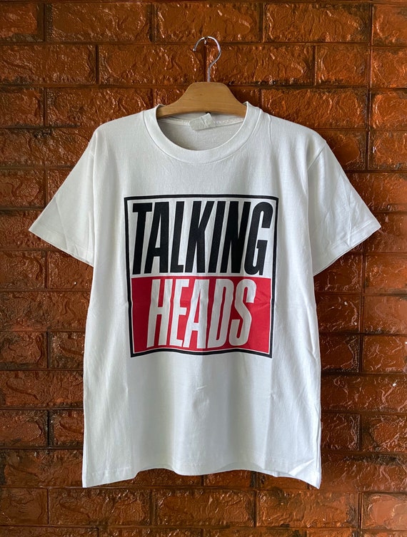 Vintage 90s Talking Heads American Punk Band Logo